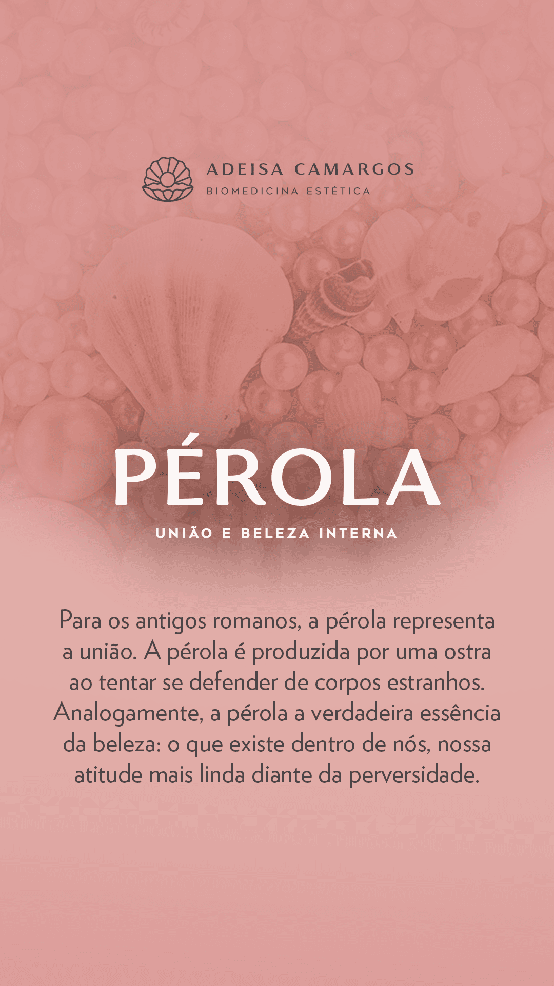Adeisa Camargos - simbolismo e filosofia da marca pérola