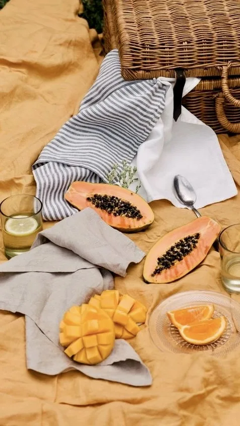 Alimentação saudável e pele bonita